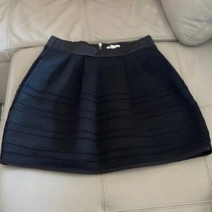 Maje black skirts with pockets